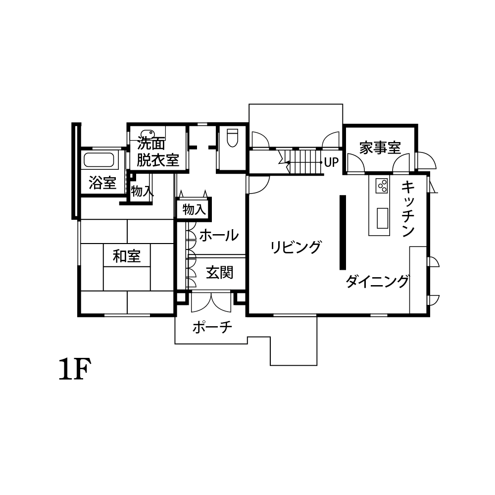 日本ハウスホールディングス「時の館 Ⅱ」 1階フロア図